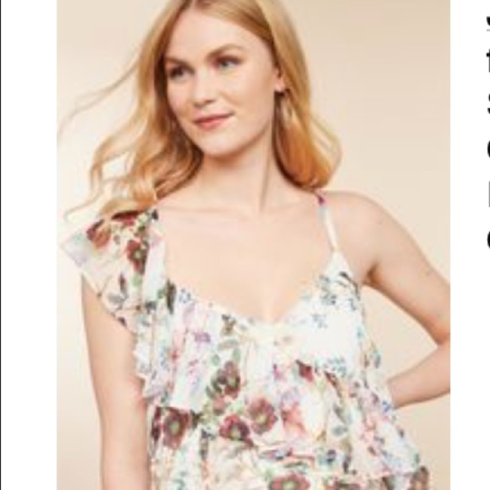 Jessica Simpson Ruffled Maternity Dress